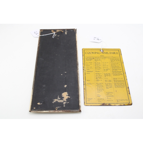 42 - A Hygena Cabinet 'household wants' 1930s reminder board with folding tabs, by Charles Letts & Co. Lo... 