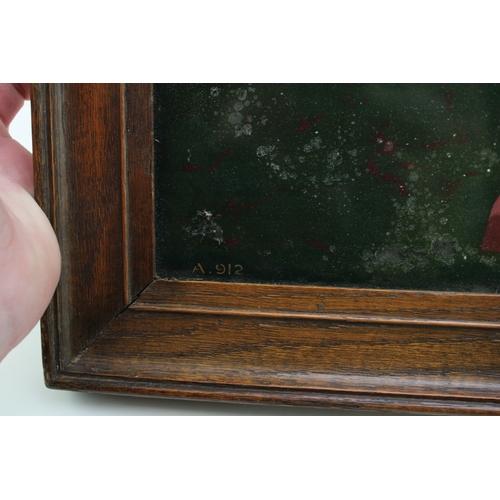5 - Cadbury's 'Dairy Milk' Chocolate, early 20th century shop fitting advertising glass panel A912, in o... 