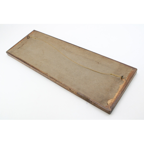 5 - Cadbury's 'Dairy Milk' Chocolate, early 20th century shop fitting advertising glass panel A912, in o... 