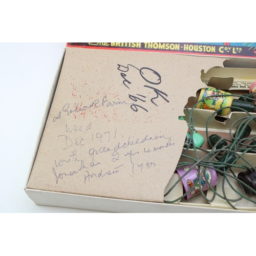 50 - Boxed Mazda Mickey Mouse, Walt Disney Christmas lights, The British Thomson-Houston Co. Ltd.