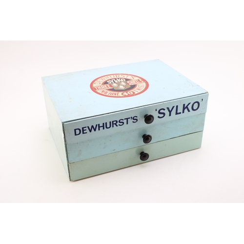 A Dewhurst's Sylko Three Shells Machine Twist Three Drawer Sewing ...