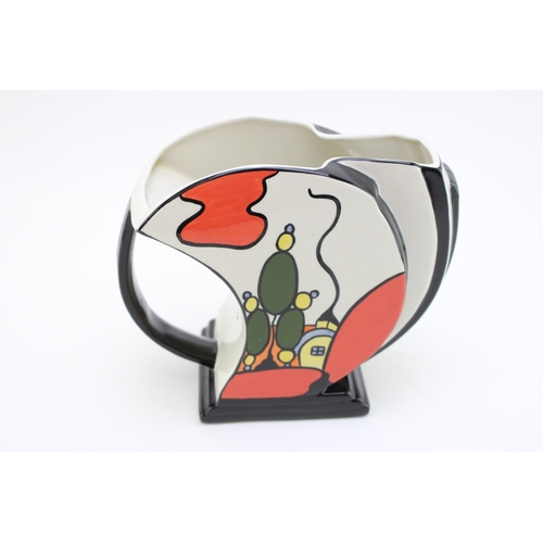 316 - Early Lorna Bailey jug in the Marshland Cottage design, with Old Ellgreave backstamp, 17cm tall.