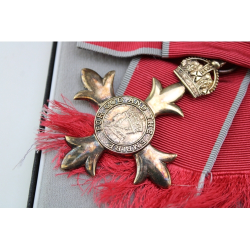 37 - The Most Excellent Order of the British Empire Member of the British Empire (MBE) silver medal badge... 