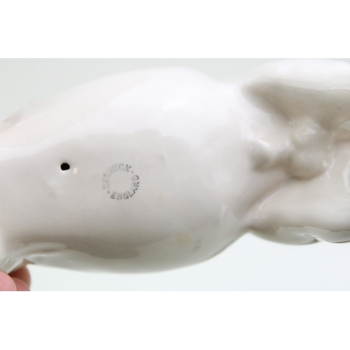 13 - Beswick to include a grey Thoroughbred Stallion 1772 , a brown head up pony and a brown head down, l... 