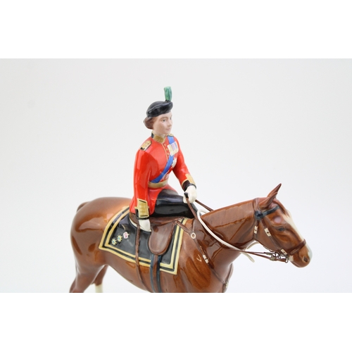 9 - Beswick Highland Pony with Queen Elizabeth II on Imperial 'Trooping the Colour' (2 - both af / resto... 