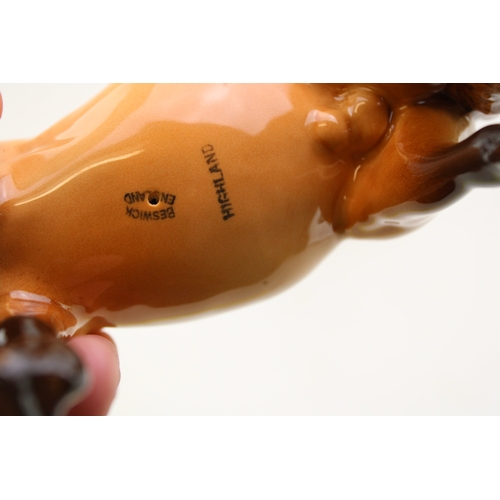 9 - Beswick Highland Pony with Queen Elizabeth II on Imperial 'Trooping the Colour' (2 - both af / resto... 