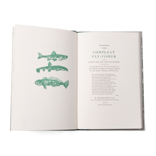 15 - The Turn Press (Part The Second) 'The Complete Fly-Fisher' by Thomas Best, hand printed on hand made... 