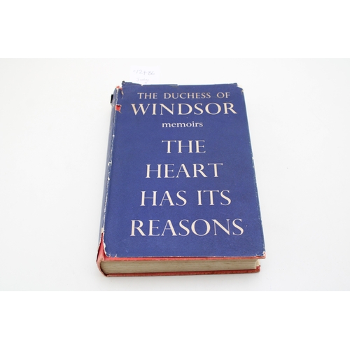 17 - The Duchess of Windsor Memoirs 'The Heart Has Its Reasons'Published by Michael Joseph First Edition ... 