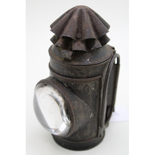 31 - an early 20th century policeman's police carbide bicycle lamp.