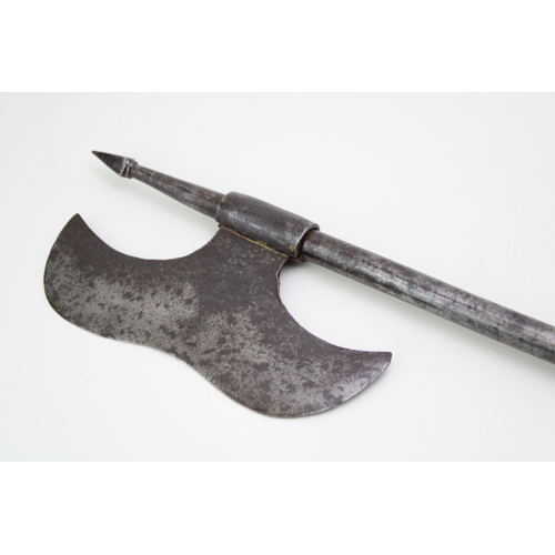 33 - A 19th century indian or Indo-Persian Tabar hand axe.