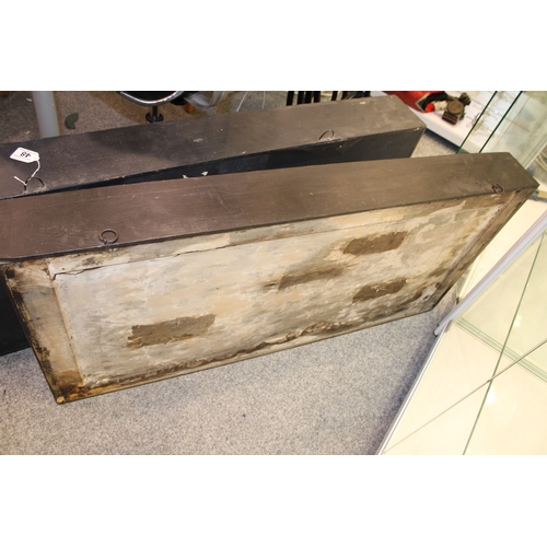 49 - A cased taxidermy trio of Tench case, in naturalistic setting, c1900, skin mounted, in gilt flat fro... 