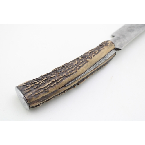 6 - A Rare & Exceptional Quality 19th Century Victorian Gentleman' Flat Cap Gentleman's Billhook Knife w... 