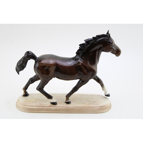 347 - Beswick Arab Stallion on ceramic base 2242.