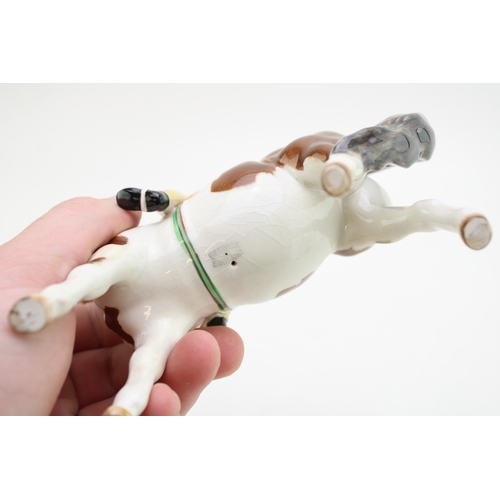 351 - Beswick Girl on Skewbald Pony.