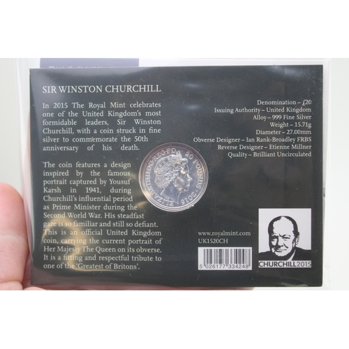 47 - The Royal Mint: Two £20 fine silver coins to include a 2013 'A Timeless First' The George and the Dr... 