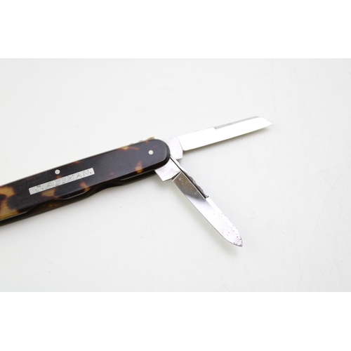 16 - A quality late 19th century Victorian Murfit Brothers of Sheffield tortoise shell handle three blade... 