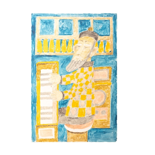 38 - Vincent Bennett (1910 - 1993) acrylic on canvas panel, 'Keyboard', signed verso on behalf of the art... 