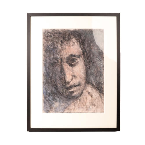 47 - † Arthur Berry (1925-1994); mixed media, portrait of a boy, probably topless, signed top right, 46 x... 