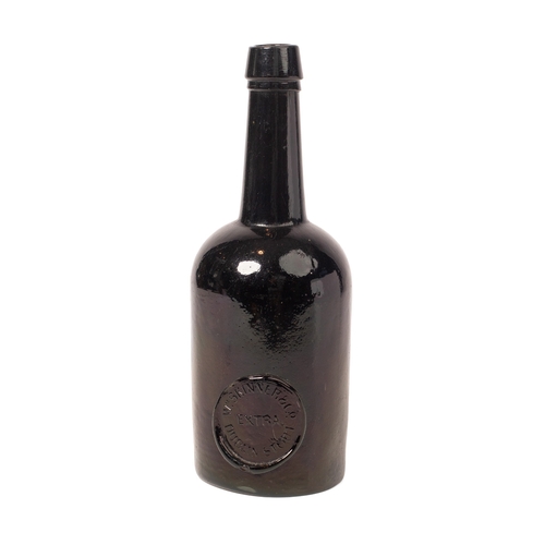 5 - A rare early 19th century William Skinner & Co Dublin Extra Stout dark glass bottle with seal applie... 