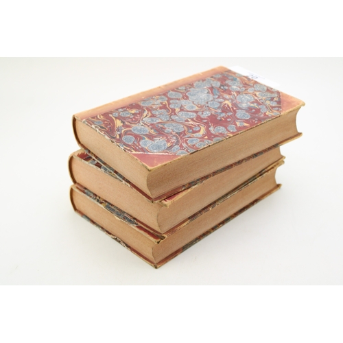 20 - Henry Beveridge, 'A Comprehensive History of India', Civil Military & Social, 3 vols, leather with c... 