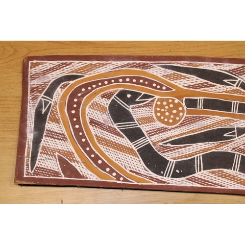 32 - Attributed to Norman Mangawila (1933-1991) Australian Aboriginal painting with natural earth pigment... 