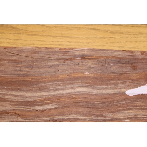 32 - Attributed to Norman Mangawila (1933-1991) Australian Aboriginal painting with natural earth pigment... 