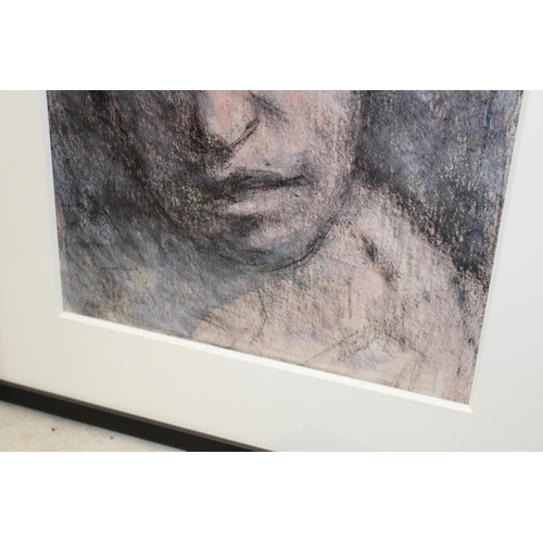 47 - † Arthur Berry (1925-1994); mixed media, portrait of a boy, probably topless, signed top right, 46 x... 