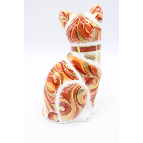 17 - Royal Crown Derby paperweight, Jock VI of Chartwell, 12cm high, Sir Winston Churchill’s cat, commemo... 