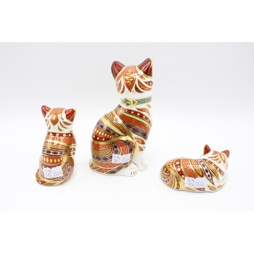 29 - Royal Crown Derby cat paperweight, Marmaduke, 13cm high, specially commissioned by The Guild of Chin... 