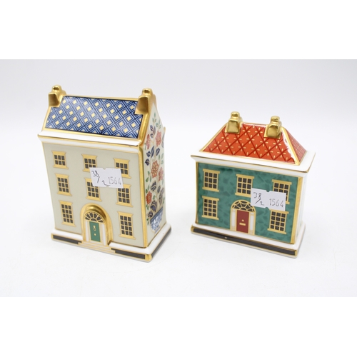 38 - A Royal Crown Derby miniature model house, The Mulberry Hall Georgian Dolls House, this is number 53... 