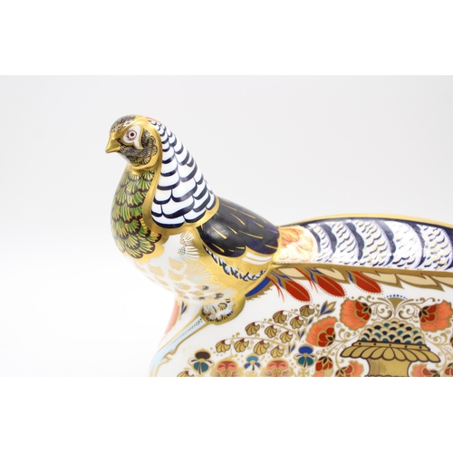 4 - Boxed Royal Crown Derby paperweight 'The Lady Amherst Pheasant' limited edition of 250, first qualit... 