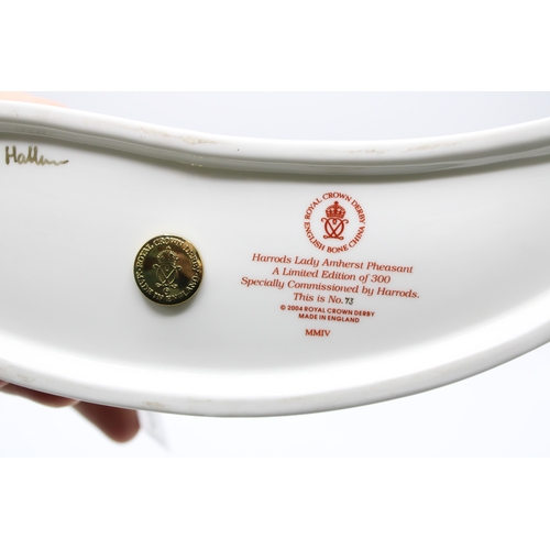 5 - Boxed Royal Crown Derby paperweight 'The Harrods Lady Amherst Pheasant' limited edition of 300, firs... 