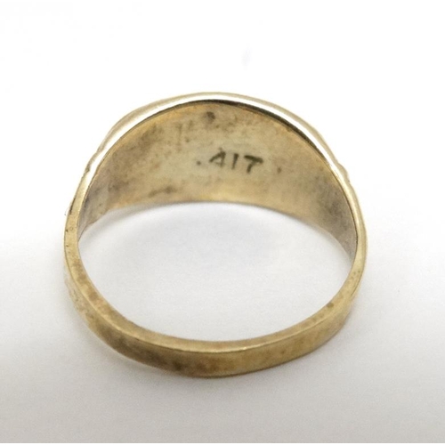 1001 - A child's 417 (10k) gold ring