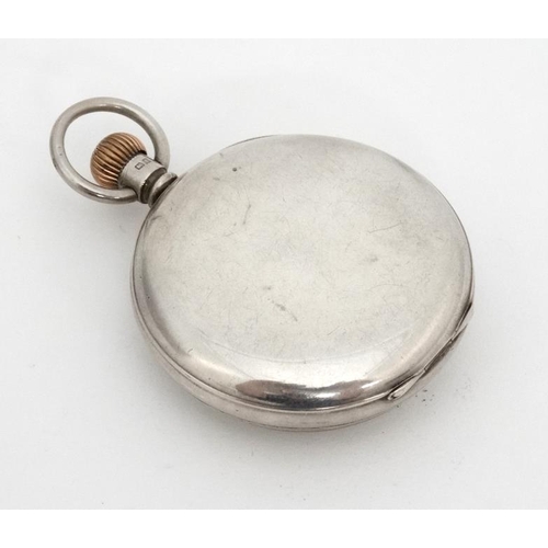 1134 - ' S. Smith & Son '  silver Pocket Watch : ' The Charing ' a Top Wind open faced  Pocketwatch with si... 