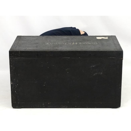 1176 - Militaria : 104982F/ H D White ( unknown regiment ) : A large kit trunk by Army & Navy Stores C S L ... 