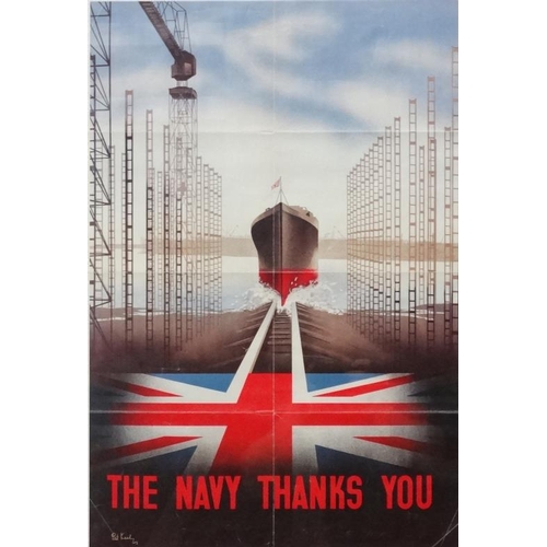 1177 - Militaria : After Pat Keely ( Unknown - 1970 )  A 1943 WWII British graphic propaganda poster entitl... 