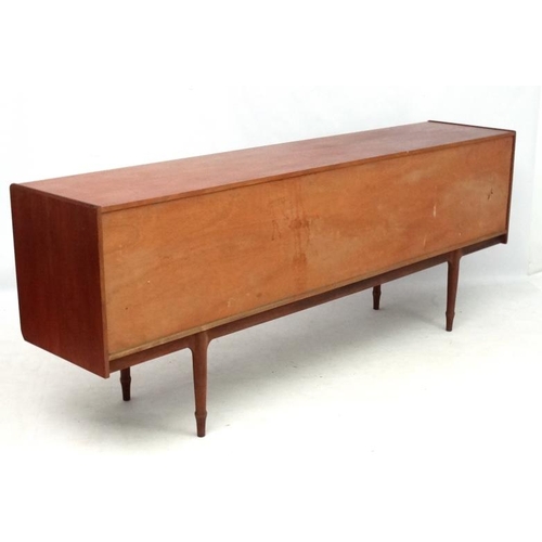 161 - Vintage Retro :    A British A H McIntosh & Co. Ltd., Kirkaldy  teak sideboard having three central ... 