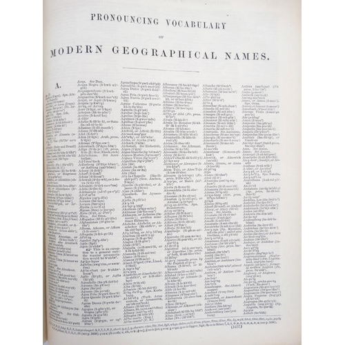 339 - Book: '' Dr Webster's Complete Dictionary of the English Language '' revised by Chauncey A Goodrich ... 