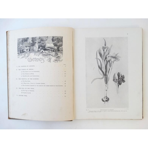 341 - Book: '' Gardens in their Seasons ; A Nature Book for Boys and Girls '' by C. Von Wyss, containing f... 