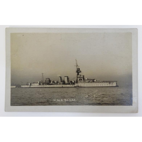 344 - Postcards : A collection approximately 400  postcards in four albums, comprising Navy Ships and Airc... 