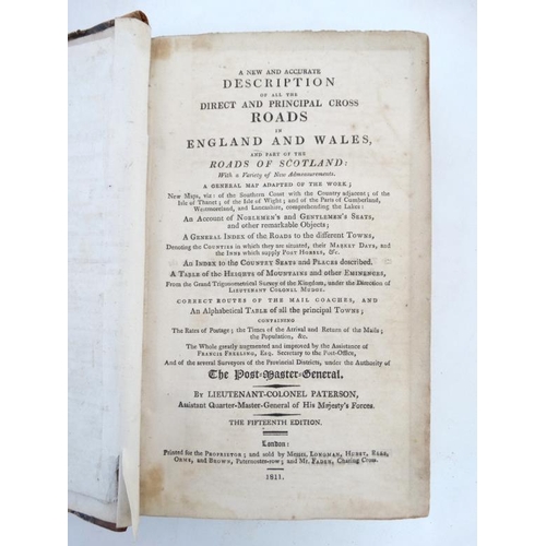 346 - Book: '' A new and accurate Description of all the direct and principal cross roads in England and W... 