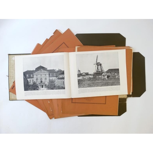 347 - Travel Ephemera : An early 20thC photographic portfolio detailing artistic sights in Europe entitled... 