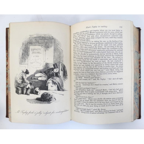 351 - A collection of 18 late 19thC books published by Chapman and Hall, London , to include many  by Char... 