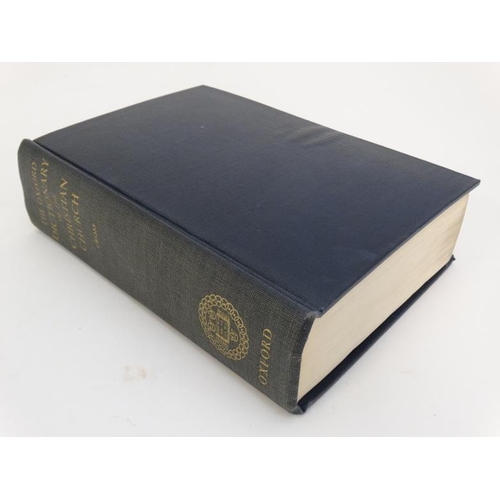 364 - Books: '' The Oxford Dictionary of the Christian Church '' edited by F.L Cross, published by Oxford ... 