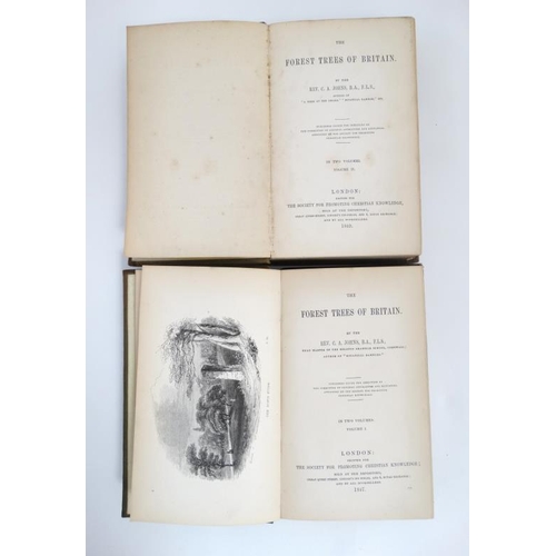 368 - Books: '' The Forest Trees of Britain '' in two volumes , by the Rev C.A Jones, printed for The Soci... 