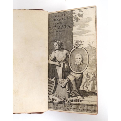 370 - Book: '' Georgii Buchanani Scoti Poemata Quae Extant '' printed by Henricum Weststenum, Amsteladami,... 