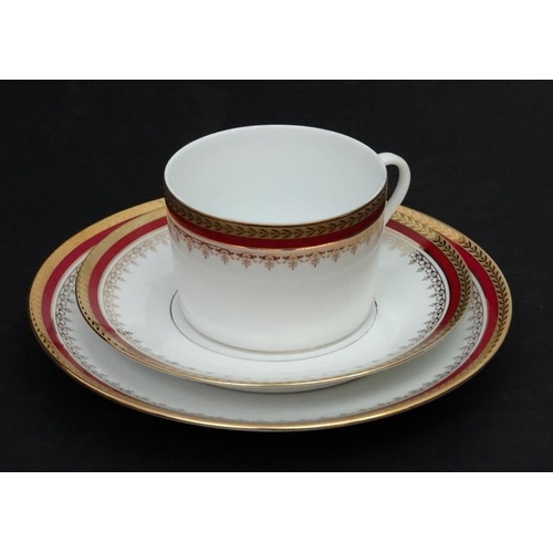 523 - An extensive Tharaud , Limoges porcelain 12 place dinner service and tea set by the Camille Tharaud ... 