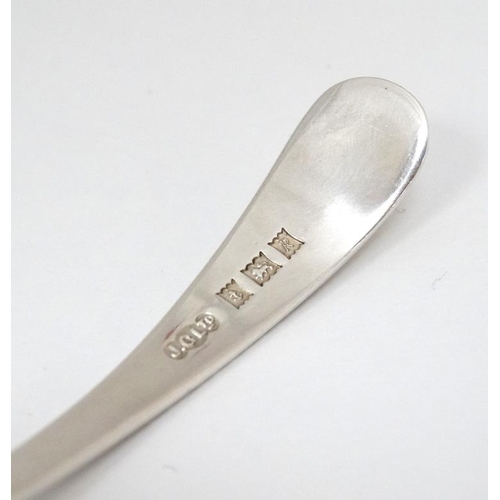 543 - A silver sauce ladle with feather edge handle hallmarked Birmingham 1966 maker  Joseph Gloster Ltd. ... 