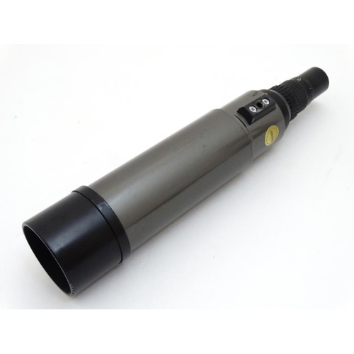 924 - Optics : A cased Lumex 14 - 45x50 monocular , together with a pair of WWI era Field Binoculars , wit... 