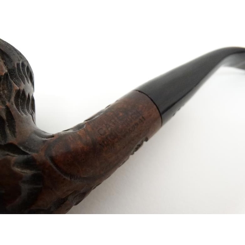 941 - Smoking Pipes : A collection of three E A Carey ' Magic Inch ' pipes , comprising Prince , Full Bent... 